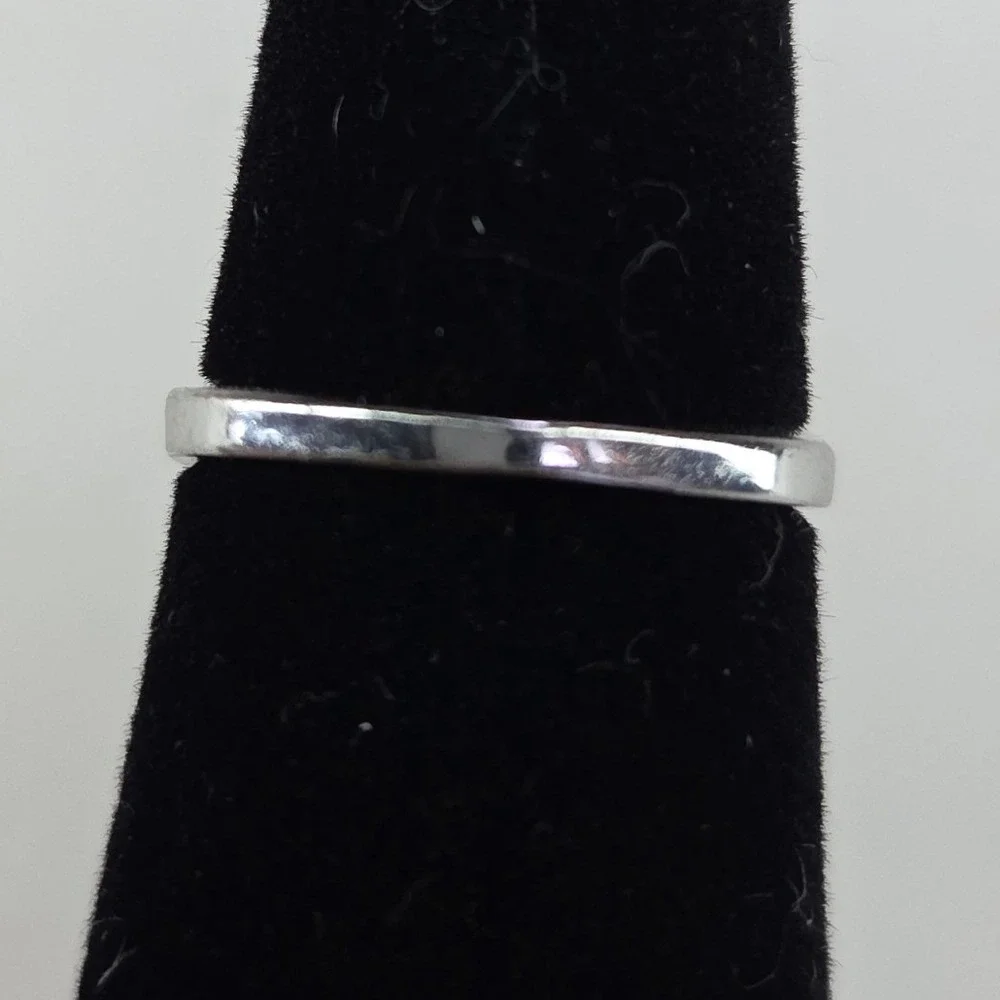 Silver Tone Pear Marquise Cubic Zirconia Statement Ring Size 7.5 Clear Pavé Band